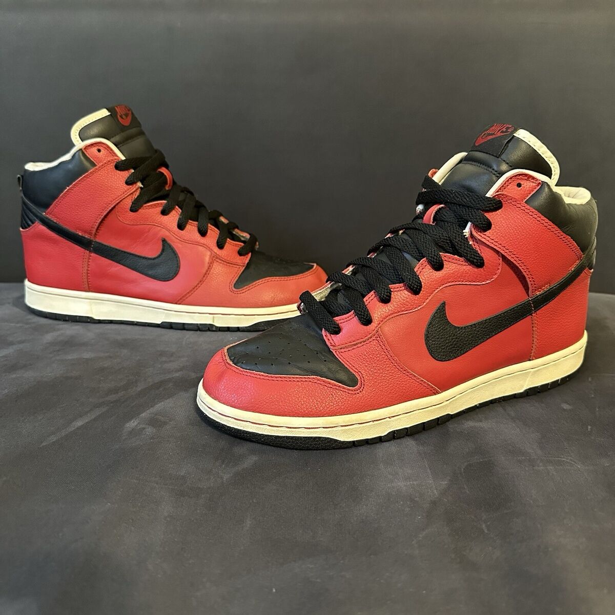 Nike Dunk High Red - 309432-601 | eBay Nike Dunk High Red - 309432-601 | eBay