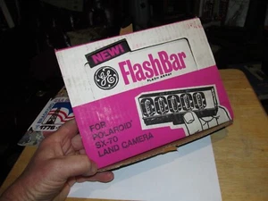 FULL BOX OF 12 GE FlashBar for Polaroid SX-70 Land Camera 120 Flashes NOS, NEW - Picture 1 of 8