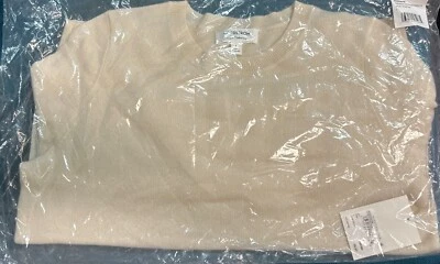 Suéter de cachemir cuello redondo para mujer Nordstrom marfil talla L nuevo Foto 1 de 4