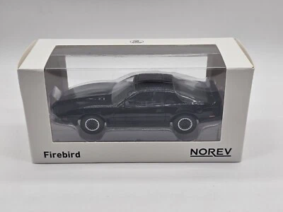 Pontiac Firebird KITT Supercar 1982 Nero 1:43 Norev Jetcar In Box - Immagine 1 di 3