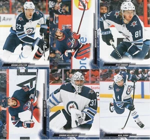 22-23 2022-23 Mazo Superior 1 Juego de Equipo Winnipeg Jets - 6 cartas - Connor-Hellebuyck - Imagen 1 de 1