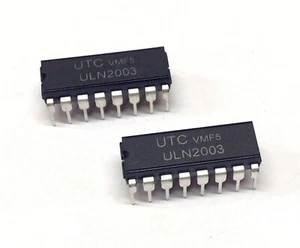 2 Stück ULN2003 Darlington-Transistoren Seven NPN Array UTC (M2475) - Picture 1 of 2