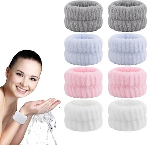 6 Pcs Wrist Bands for Washing Face Wash Wristbands Wrist Towels Arm Bands - Picture 1 of 7
