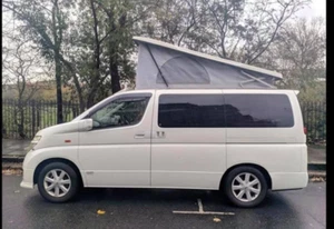 Nissan Elgrand pop top camper vans for sale 4 berth - Picture 1 of 11