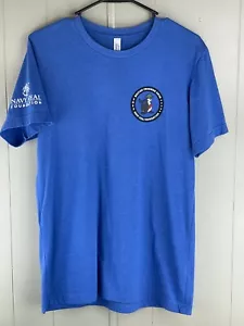 Navy Seal Foundation Boston Frogman Swim T-Shirt Medium Blue Short Sleeve Tee - Picture 1 of 17