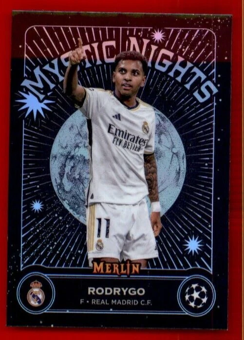 2023-24 Merlin UEFA Club Competitions Mystic Nights #MN5 Rodrygo. - Image 1 of 1