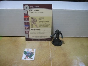 =Dungeons and Dragons GEGEN DIE RIESEN Ork Zombie 27/60 mit Karte= - Bild 1 von 1