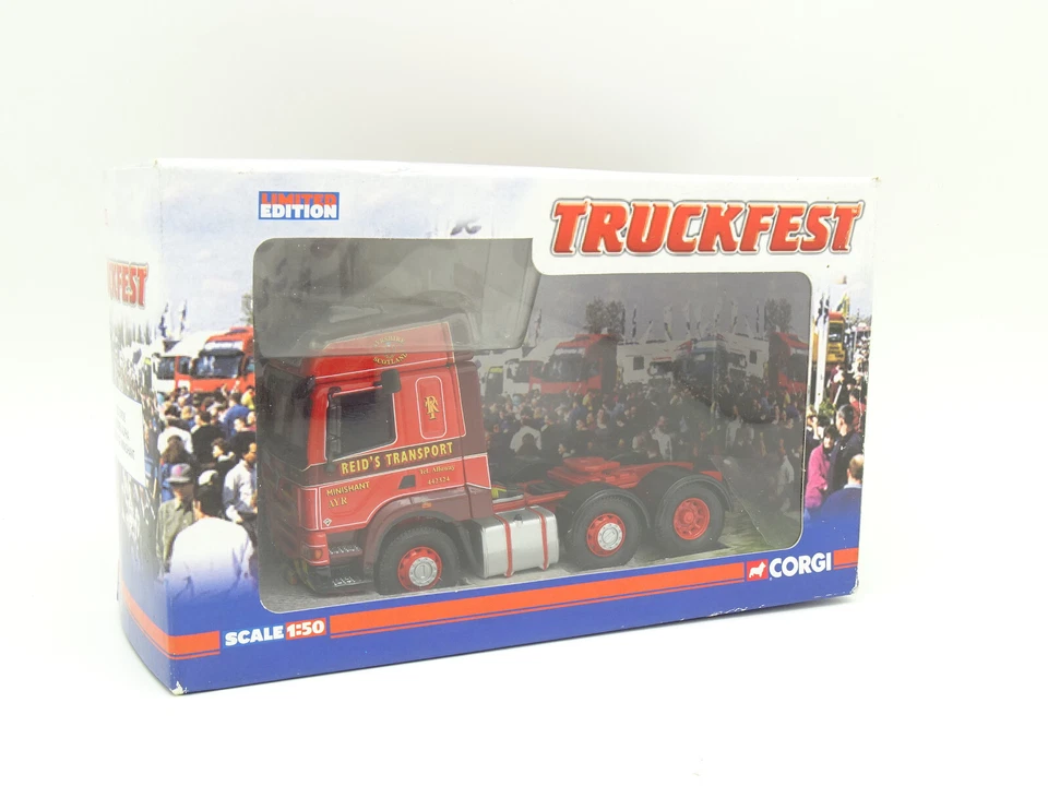 Corgi 1/50 - Trattore Solo Foden Alpha Reids Di Minishant Truckfest - Immagine 1 di 1