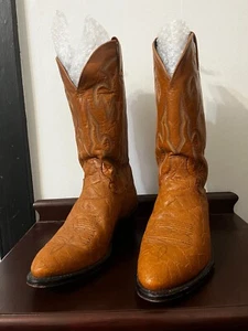 Botas de Vaquero Exóticas Dan Post African Safari De Colección 10EW - EXCELENTE ESTADO - Imagen 1 de 9