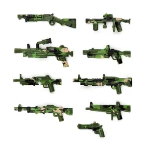 Camouflage Green Rifles Weapons for Minifigures / 70004 - Bild 1 von 1
