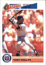 1993 Panini Stickers Baseball Card #115 Tony Phillips