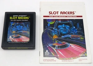 Slot Racers (Atari 2600, 1978) By Atari (Cartridge & Manual) NTSC #1 - Picture 1 of 11