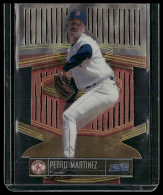 1999 Stadium Club #T7B Pedro Martinez Triumvirate Luminescent - Image 1 of 2