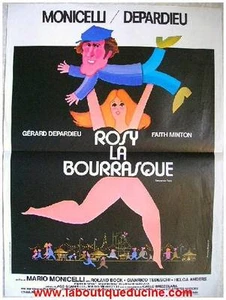 ROSY LA BOURRASQUE Affiche Cinéma / Movie Poster GERARD DEPARDIEU 1979 - Imagen 1 de 1