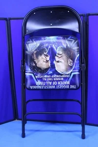 Wrestlemania 38 Night Ringside Commemorative Chair Brock Lesnar vs Roman Reigns - Picture 1 of 5