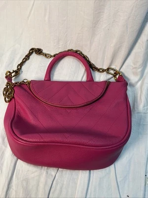 SHARIF PINK LEATHER PURSE - Image 1 of 4