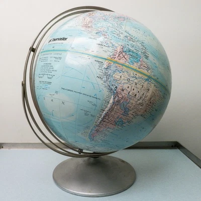 De colección Globemaster Legend 12 pulgadas de diámetro globo elevado relieve topografía Foto 1 de 4