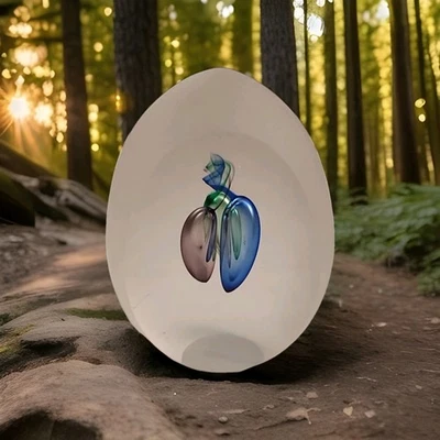 Gorgeous Strombergshyttan/Stromberg Studio Art Glass Sculptural Paperweight 4" - Image 1 of 4