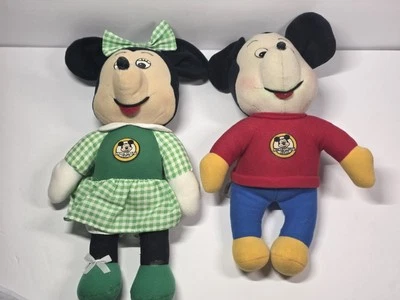 Vintage 70’s Knickerbocker Mickey & Minnie Mouse Plüsch, Mickey Mouse Clubhaus - Bild 1 von 4