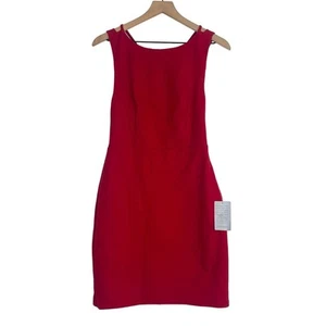 NEW Lulus Dress Womens Size Medium Red New Thrills Strappy Backless Bodycon Mini - Picture 1 of 11