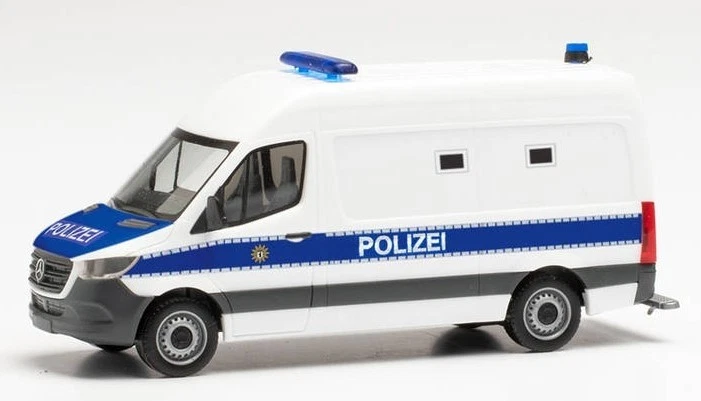 ,HERPA, MERCEDES Sprinter Transporte de la Policía de Berlín, 1/87, HER096492 - Imagen 1 de 1