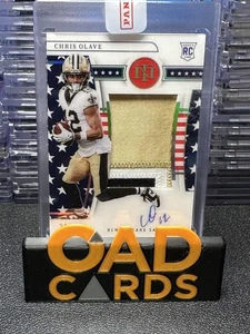 2022 National Treasures Chris Olave #167 Rookie Patch Auto 21/25 Panini Sealed - Picture 1 of 2