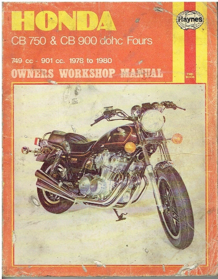 HONDA CB750 ( C F K & K LTD ) & CB900F (1978-80) OWNERS WORKSHOP MANUAL - Image 1 of 1