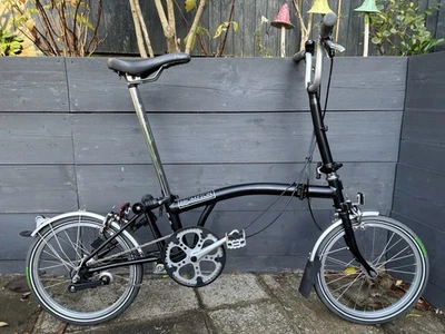 Brompton M3L folding bicycle in Satin Black - New Test Ridden Condition - Image 1 of 4