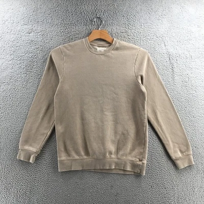 Sudadera Pacsun Para Hombre S Beige Manga Larga Cuello Redondo Informal Pullover Clásico Foto 1 de 4