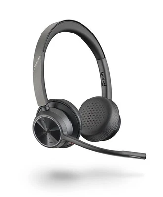 Poly - Voyager 4320 UC Wireless Headset (Plantronics) - Headphones with Boom Mic - Image 1 of 4