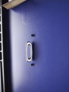 1965 1966 Letter O In Ford With holding Clips for front hood - Picture 1 of 1