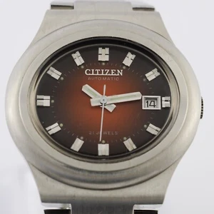 MINT NOS VINTAGE CITIZEN AUTOMATIC DATE GRADIENT DIAL GENTS WATCH MADE IN JAPAN - Picture 1 of 12
