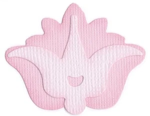 QuicKutz Die 2x2 Flowers Plant Flower Bloom Gardening New Die-cut Sizzix 2pcLot - Picture 1 of 3