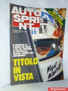AUTO SPRINT - N. 39 - 23-29 SETTEMBRE 1986 - TITOLO IN VISTA - RIVISTA BUONA - Imagen 1 de 2