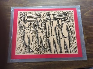 Folk Art Titled "We Not Alone" by Elijah Moe Johnnie - Picture 1 of 1
