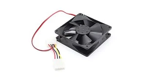 80mm Case Fan (25mm Deep) With Molex 4pol Power #d149 - Zdjęcie 1 z 2