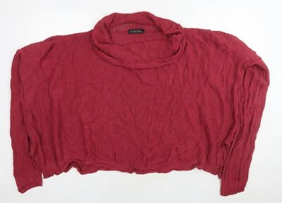 In the Style Womens Red Roll Neck Acrylic Pullover Jumper Size 14 - Size 14-16 - Image 1 of 4