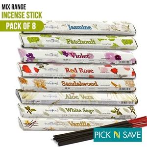 Incense Sticks Stamford Premium Hex Incense - Long Burning Incense | Pack of 8 - Picture 1 of 1