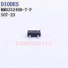 10PCSx MMBZ5240B-7-F SOT-23 DIODES Zener Diodes #W2