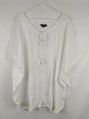 Athena Stella Caftan, White, Women's Medium - Image 1 of 3