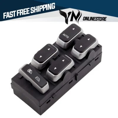 Front Driver Side Master Power Window Switch for Lincoln Town Car 2003-2009 - Image 1 of 4