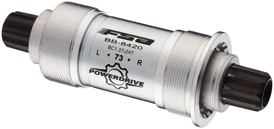 FSA Bottom Bracket - Power Drive, 73x113mm, Cartridge Bearings, English BSA - Image 1 of 1