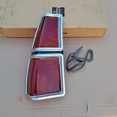 1974 1975 1976 1977 Dodge Monaco Royal Wagon NOS MoPar Left TAIL LAMP LENS - Image 1 of 3