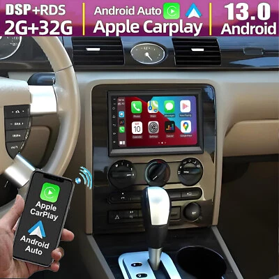 Radio estéreo para automóvil para Mercury Montego 2005-2007 Android 13 CarPlay GPS navegación + cámara Foto 1 de 4