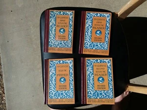 4 Antique School Books McGuffey's 1st Eclectic Reader Education Collectibles - Picture 1 of 4