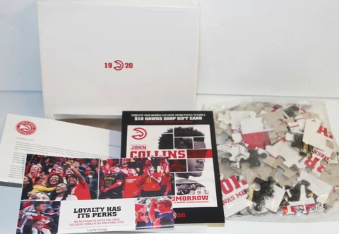 2019-2020 Atlanta Hawks Season Ticket Holder NBA Promo Puzzle John Collins #20 Cover