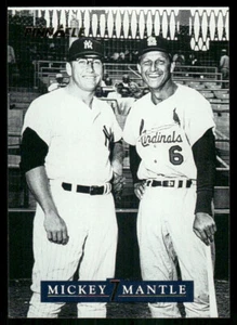1992 Pinnacle Exclusive Baseball Card Mickey Mantle #24 - Picture 1 of 2