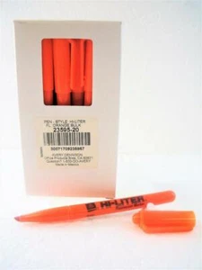 Original Avery Orange Destacador Alto Litro 12 Punta de Cincello Pluma Estilo 23595-20 Nuevo - Imagen 1 de 5