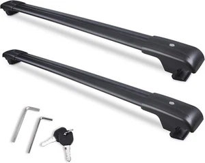 Heavy Duty Lockable Roof Rack Cross Bars Replacement for Forester with Anti-Thef - Foto 1 di 7