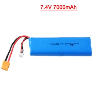XT60 plug 7.4V 7000mAh Lipo Battery for Henglong 3818 3839 3869 3889 1/16 RC car - Bild 1 von 4